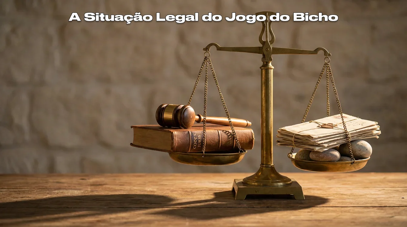Balança da justiça com elementos que representam o contraste entre lei e prática social