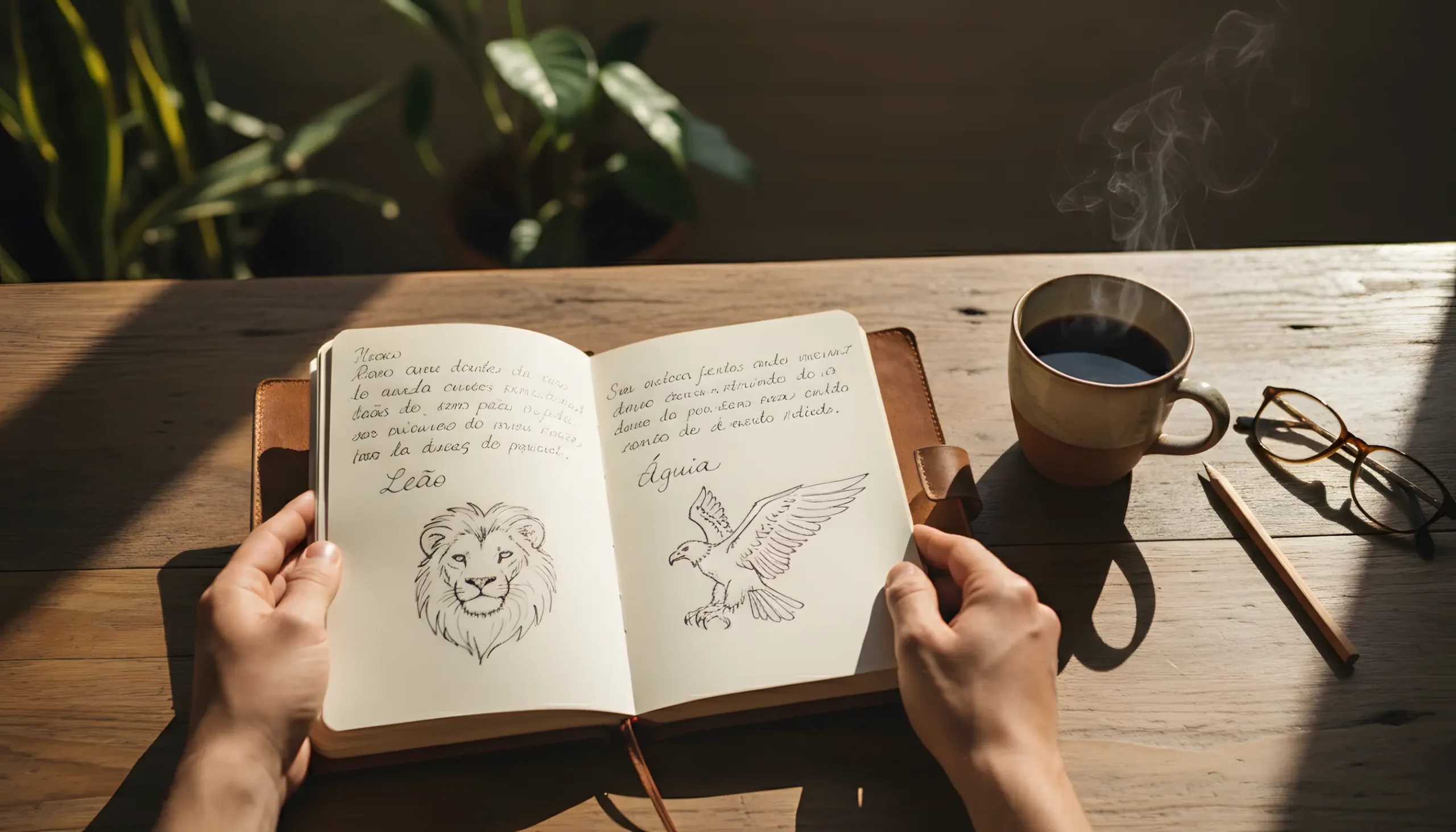 Pessoa estudando tipos de apostas do jogo do bicho com caderno de anotações e lista de animais